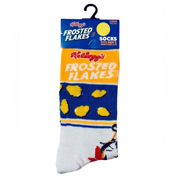 Kellogg's Frosted Flakes Crew Socks - Picture 1 of 4